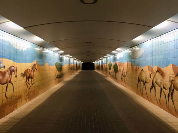 Looking for Wall Painting near Me? Here’s what to Expect from Local Pros Decorative wall painting design with horses and camels artwork